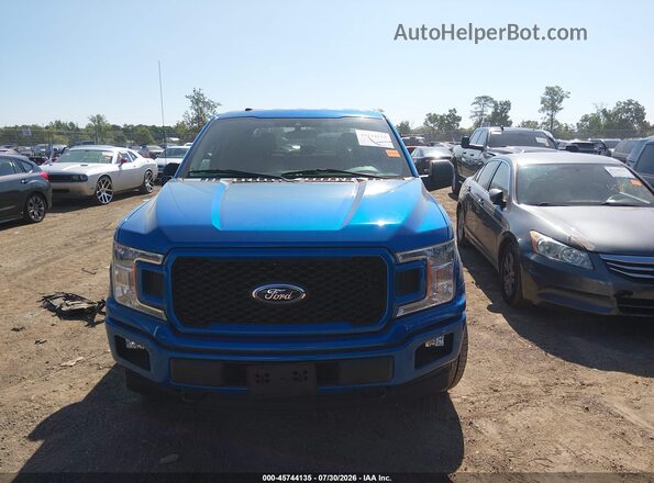 1FTEW1EP2KFC05822 2019 FORD F150 Blue Widok zestawu wskaźników