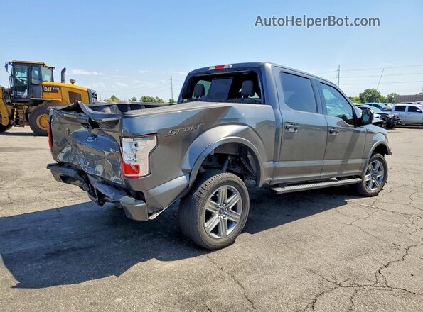 1FTEW1EP2KFC25259 2019 FORD F150 Серый Задняя правая четверть