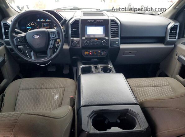 1FTEW1EP2KKC33305 2019 FORD F150 White Առջևի վահանակի տեսք