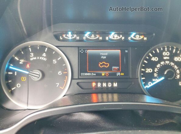 1FTEW1EP2KKC33305 2019 FORD F150 White Սարքավորումների վահանակի տեսք