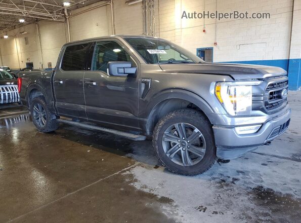 1FTEW1EP2MFA68366 2021 FORD F150 Silver Передня права чверть