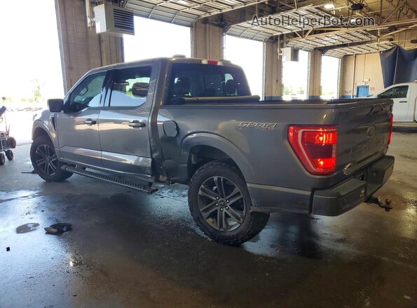 1FTEW1EP2MFA68366 2021 FORD F150 Silver Задня ліва чверть