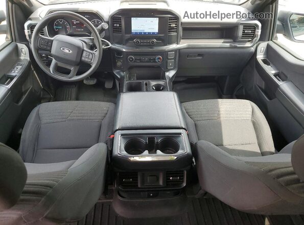 1FTEW1EP2NKD59586 2022 FORD F150 Серый Вид панели приборов