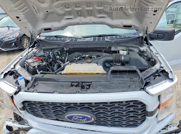 1FTEW1EP2NKD59586 2022 FORD F150 Серый Вид задней части салона
