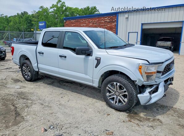 1FTEW1EP2NKD59586 2022 FORD F150 Серый Передняя правая четверть