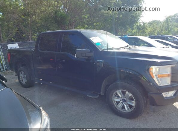 1FTEW1EP2NKD65744 2022 FORD F150 Black Widok wnętrza 360 stopni