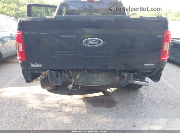 1FTEW1EP2NKD65744 2022 FORD F150 Black Widok z przodu