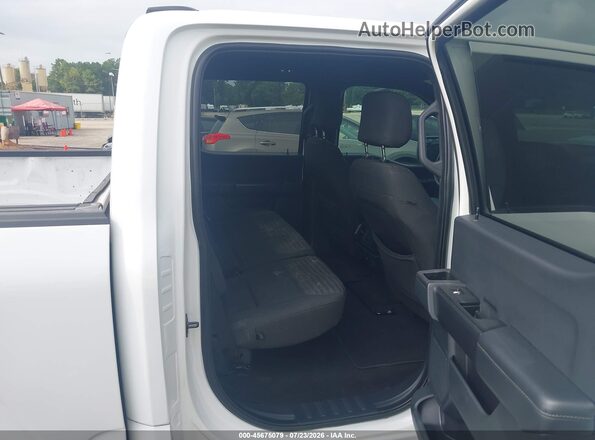 1FTEW1EP2NKE34691 2022 FORD F150 White VIN კოდის სტიკერის ხედი