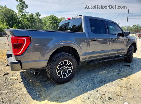 1FTEW1EP2PKD77038 2023 FORD F150 Серый Задняя правая четверть