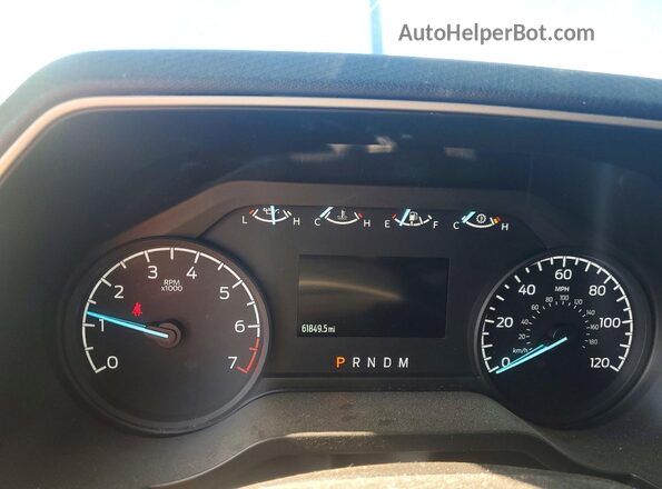 1FTEW1EP2PKE27467 2023 FORD F150 Blue Вид щитка приладів