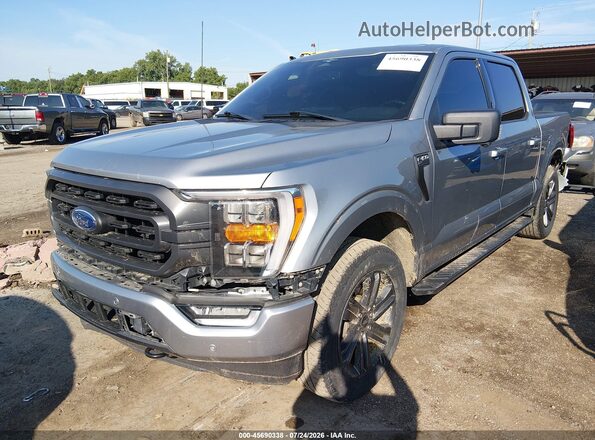 1FTEW1EP2PKF49388 2023 FORD F150 Gray Front left