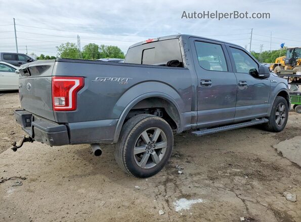 1FTEW1EP3GFB69310 2016 FORD F150 Gray Tył prawy