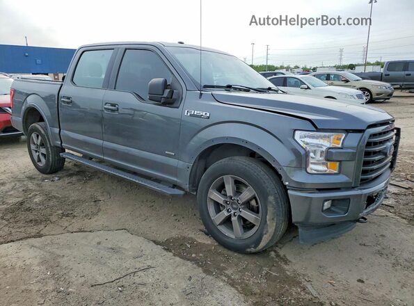 1FTEW1EP3GFB69310 2016 FORD F150 Gray Przód prawy