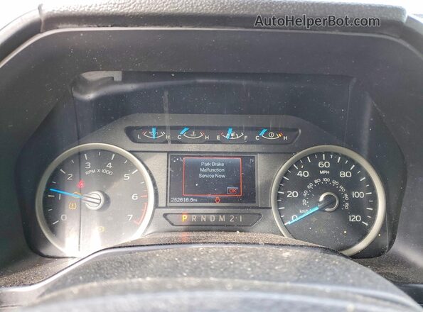 1FTEW1EP3GFB69310 2016 FORD F150 Gray Widok zestawu wskaźników