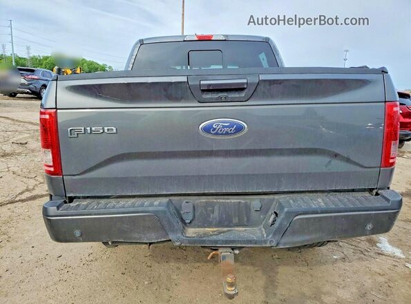 1FTEW1EP3GFB69310 2016 FORD F150 Gray Widok z tyłu