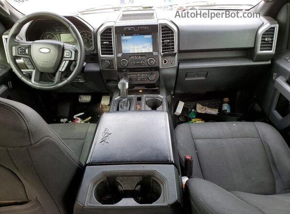 1FTEW1EP3GFB69310 2016 FORD F150 Gray Widok deski rozdzielczej