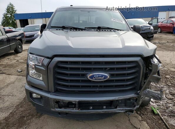 1FTEW1EP3GFB69310 2016 FORD F150 Gray Widok z przodu