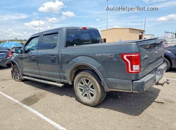 1FTEW1EP3GFC24998 2016 FORD F150 Серый Задняя левая четверть