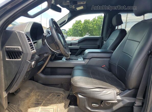 1FTEW1EP3GFC24998 2016 FORD F150 Серый Вид салона спереди
