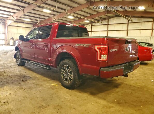1FTEW1EP3GFC68550 2016 FORD F150 Red უკანა მარცხენა