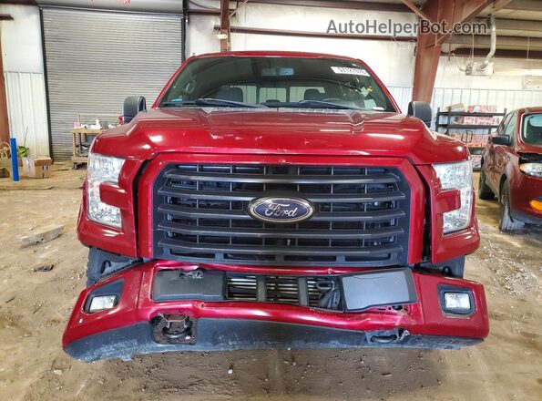 1FTEW1EP3GFC68550 2016 FORD F150 Red წინა ხედი