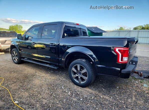 1FTEW1EP3GFD18119 2016 FORD F150 Black უკანა მარცხენა