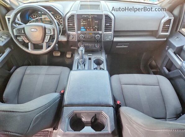 1FTEW1EP3GFD18119 2016 FORD F150 Black წინა პანელის ხედი