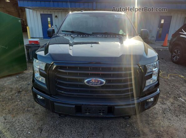 1FTEW1EP3GFD18119 2016 FORD F150 Black წინა ხედი
