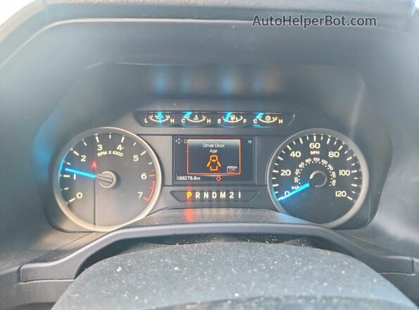 1FTEW1EP3GFD18119 2016 FORD F150 Black ხელსაწყოთა პანელის ხედი