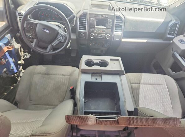 1FTEW1EP3GKD07953 2016 FORD F150 Silver Dashboard view
