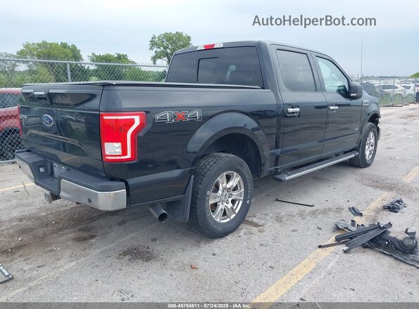1FTEW1EP3HKC55192 2017 FORD F150 Black Հետևի աջ