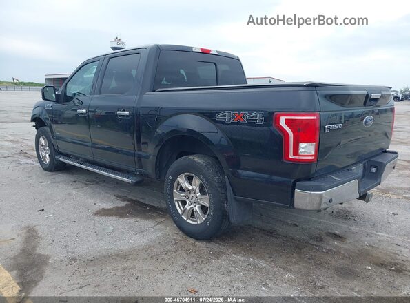 1FTEW1EP3HKC55192 2017 FORD F150 Black Հետևի ձախ