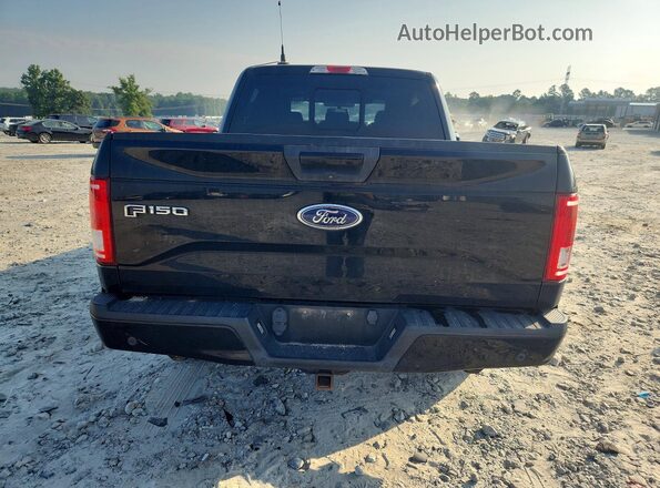 1FTEW1EP3HKC76401 2017 FORD F150 Black Հետևի տեսք