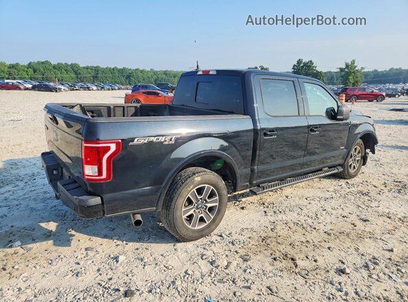 1FTEW1EP3HKC76401 2017 FORD F150 Black Հետևի աջ