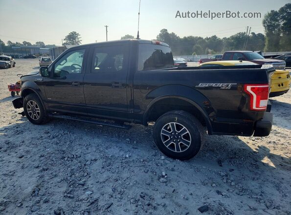 1FTEW1EP3HKC76401 2017 FORD F150 Black Հետևի ձախ