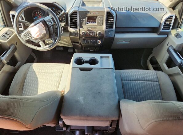 1FTEW1EP3HKC87513 2017 FORD F150 Черный Вид панели приборов