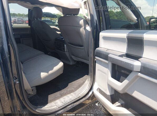1FTEW1EP3JFB25881 2018 FORD F150 Black Vista de la etiqueta del VIN