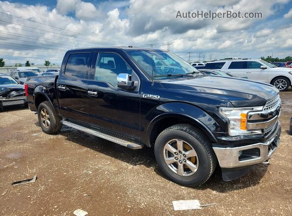 1FTEW1EP3JKD14599 2018 FORD F150 Black Delantero derecho