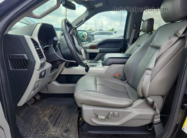 1FTEW1EP3JKD14599 2018 FORD F150 Black Vista interior delantera