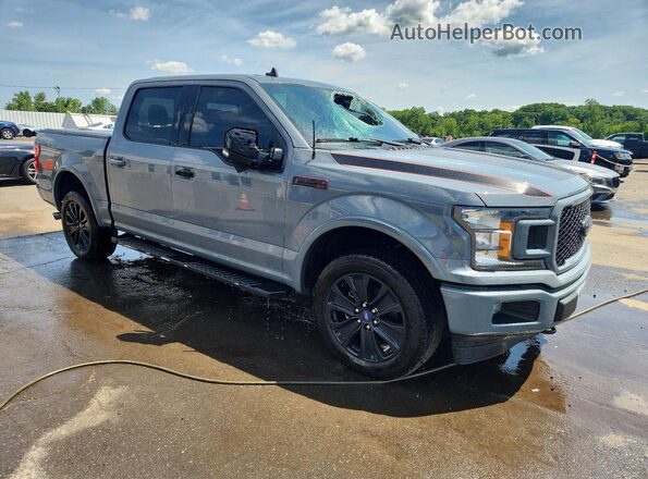 1FTEW1EP3KFA26060 2019 FORD F150 Gray Front right