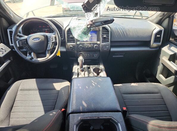 1FTEW1EP3KFA26060 2019 FORD F150 Gray Dashboard view