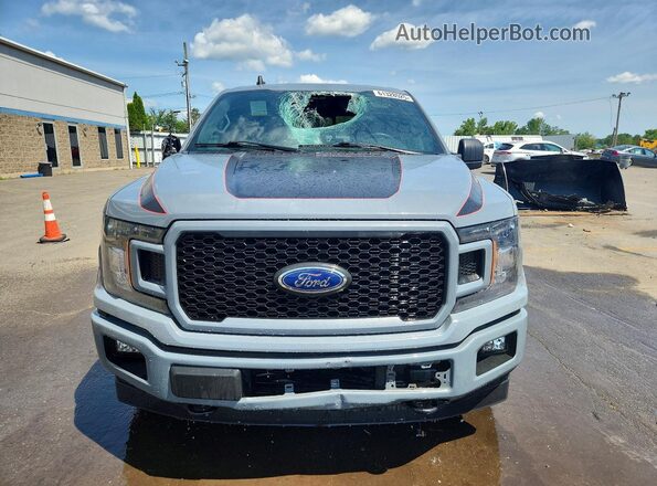 1FTEW1EP3KFA26060 2019 FORD F150 Gray Front view