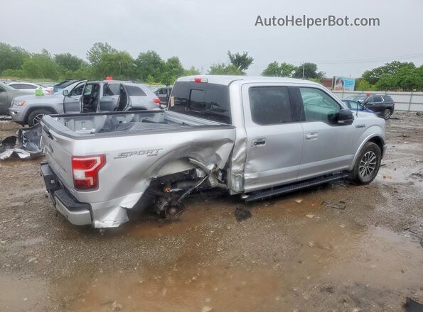 1FTEW1EP3KFB16180 2019 FORD F150 Silver უკანა მარჯვენა
