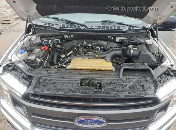 1FTEW1EP3KFB16180 2019 FORD F150 Silver უკანა სალონის ხედი