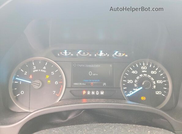 1FTEW1EP3KFD31770 2019 FORD F150 Угольный Вид щитка приборов