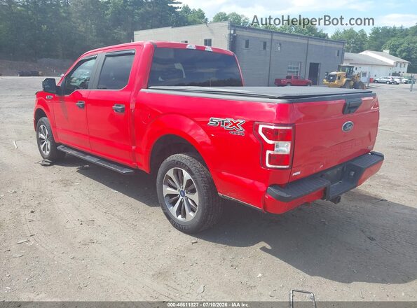 1FTEW1EP3KKE97682 2019 FORD F150 Красный Задняя левая четверть
