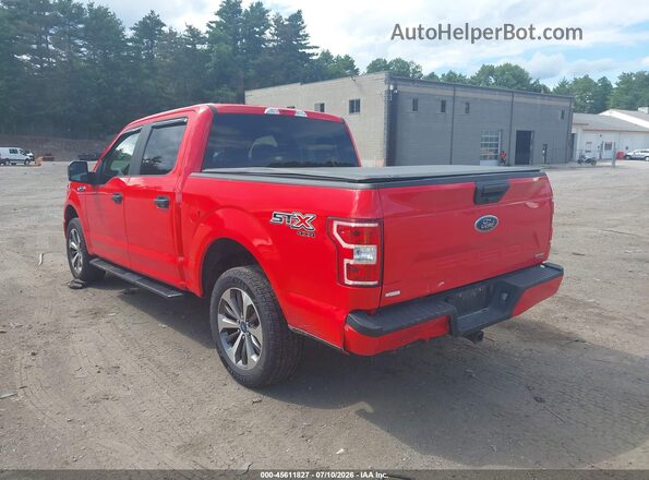 1FTEW1EP3KKE97682 2019 FORD F150 Красный Вид спереди