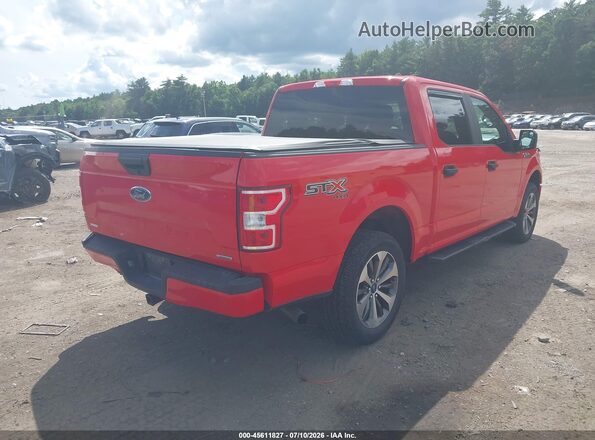 1FTEW1EP3KKE97682 2019 FORD F150 Красный Задняя правая четверть