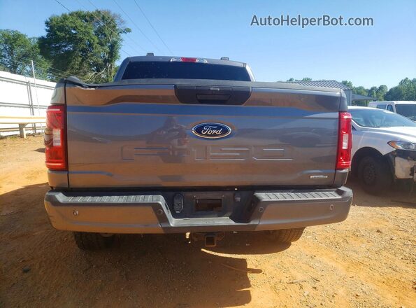1FTEW1EP3MFB24153 2021 FORD F150 Gray Հետևի տեսք