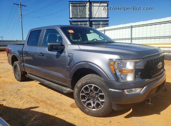 1FTEW1EP3MFB24153 2021 FORD F150 Gray Առջևի աջ